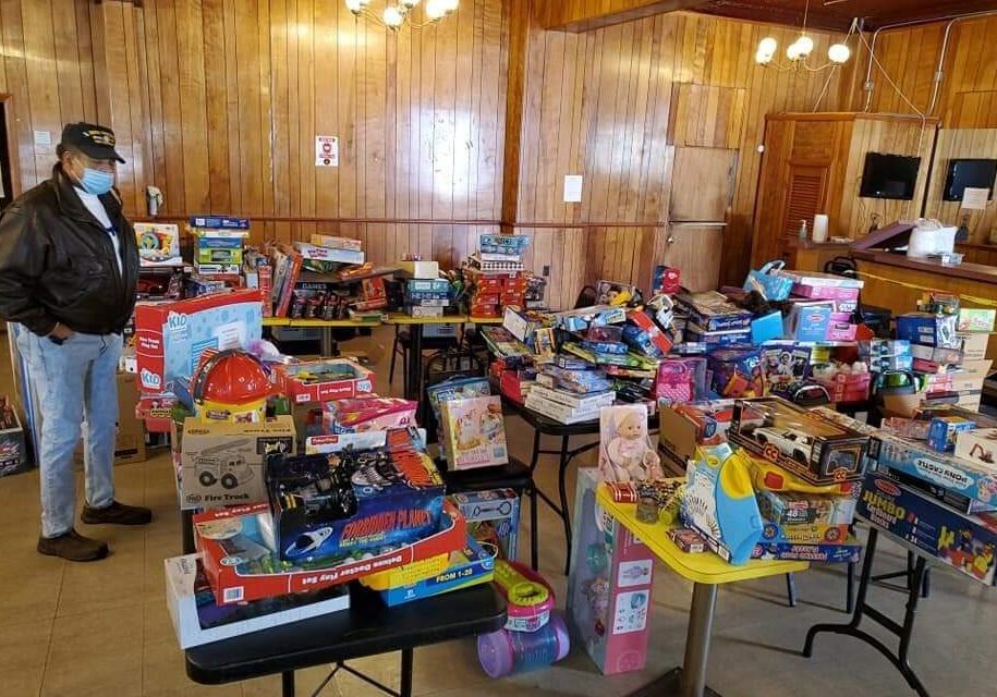 A room filled with lots of toys and tables.